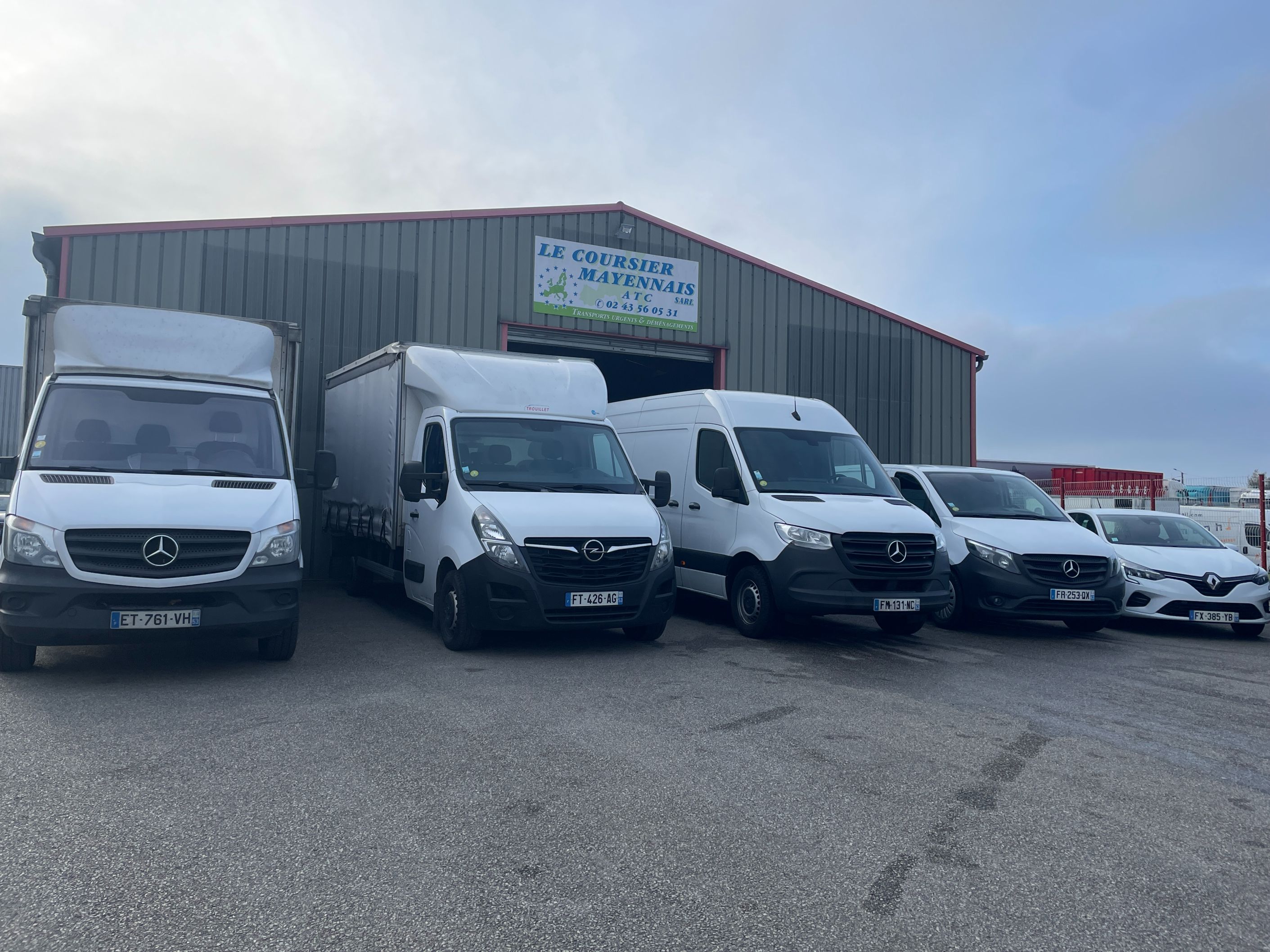 Camions Le Coursier Mayennais en Mayenne